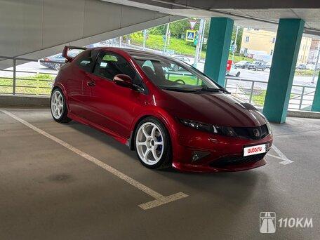 Honda, Civic Type R, 2000, 225, бензин, хэтчбек, механика, передний привод, среднее состояние, левый, красный, 1 200 000 ₽