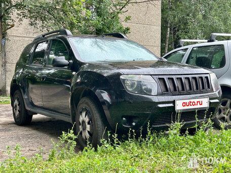Renault, Duster, 1600, 102, бензин, внедорожник, механика, полный привод, среднее состояние, левый, черный, 850 000 ₽