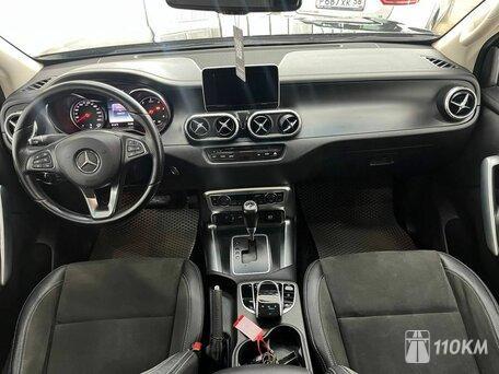 Mercedes, X-Класс, 2300, 190, дизель, пикап, автомат, полный привод, среднее состояние, левый, черный, 3 997 000 ₽