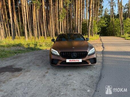 Mercedes, C-класс AMG, 3000, 390, бензин, купе, автомат, полный привод, среднее состояние, левый, коричневый, 4 700 000 ₽