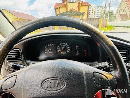 KIA, Spectra, 1600, 101, бензин, седан, механика, передний привод, среднее состояние, левый, черный, 405 000 ₽