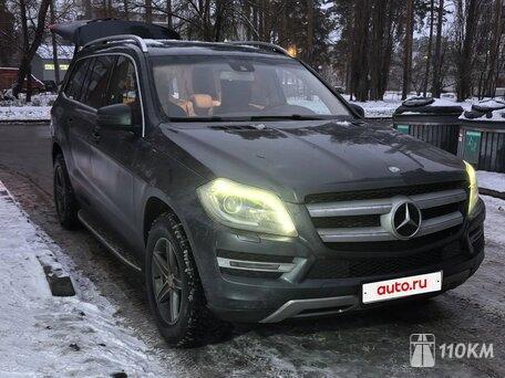 Mercedes, GL-класс, 3000, 258, дизель, внедорожник, автомат, полный привод, среднее состояние, левый, серый, 2 999 000 ₽