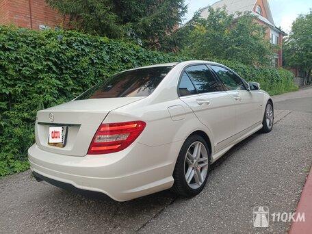 Mercedes, C-класс, 1800, 507, бензин, седан, автомат, задний привод, среднее состояние, правый, белый, 1 560 000 ₽