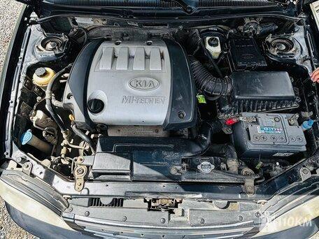 KIA, Spectra, 1600, 101, бензин, седан, механика, передний привод, среднее состояние, левый, черный, 405 000 ₽