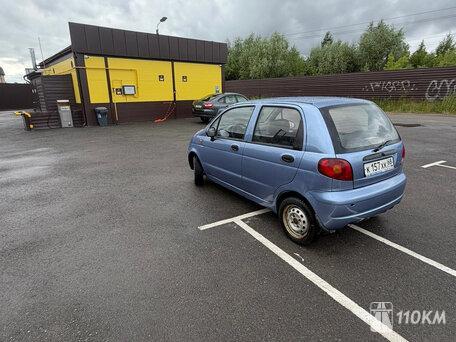 Daewoo, Matiz, 800, 52, бензин, хэтчбек, механика, передний привод, среднее состояние, левый, синий, 155 000 ₽